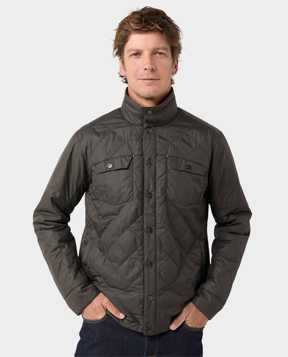 Chemise boutonnée isolée pour hommes