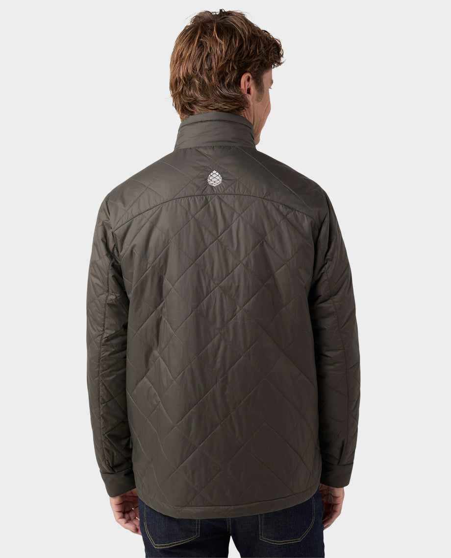 Chemise boutonnée isolée pour hommes