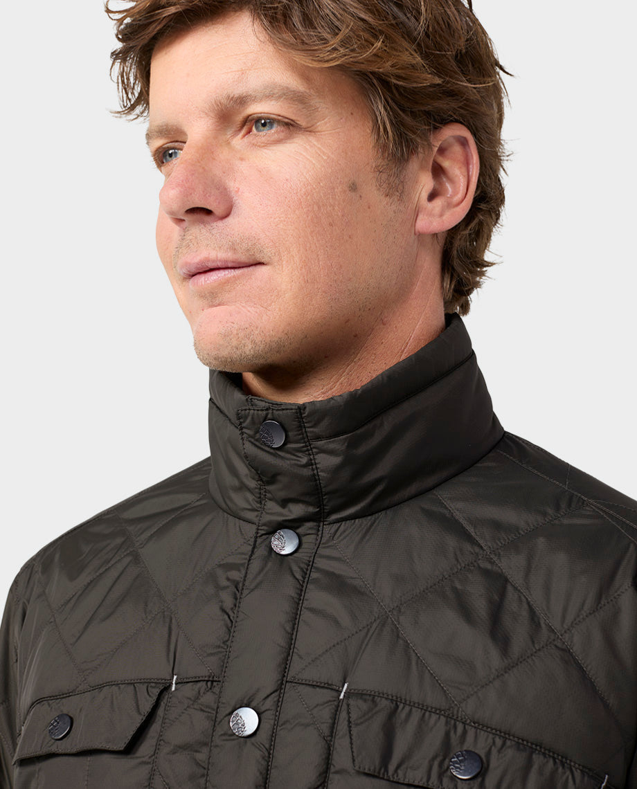 Chemise boutonnée isolée pour hommes