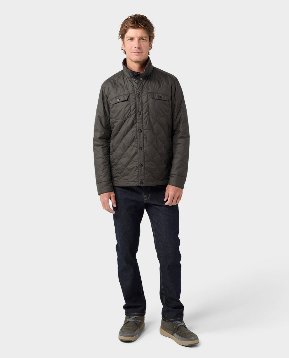 Chemise boutonnée isolée pour hommes