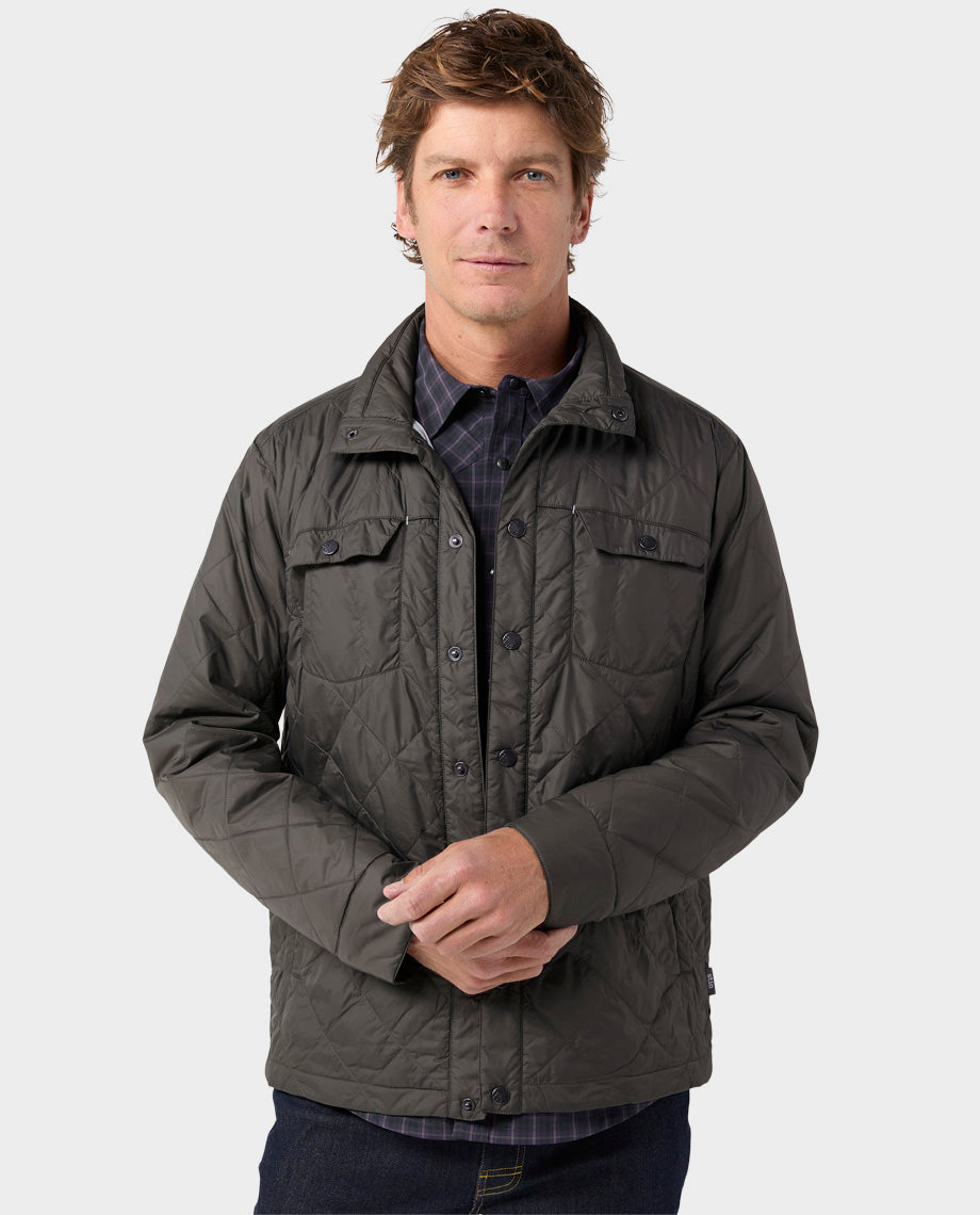Chemise boutonnée isolée pour hommes