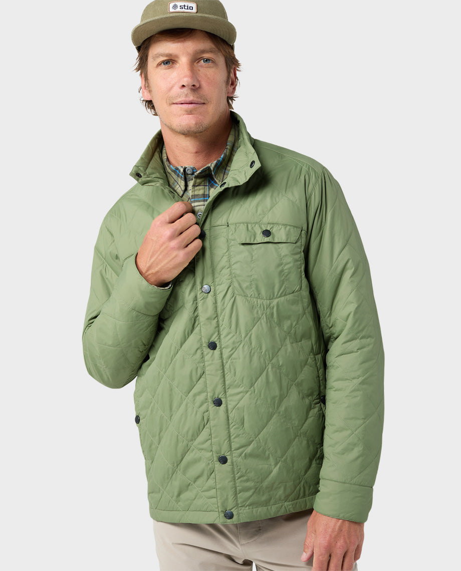 Chemise boutonnée isolée pour hommes