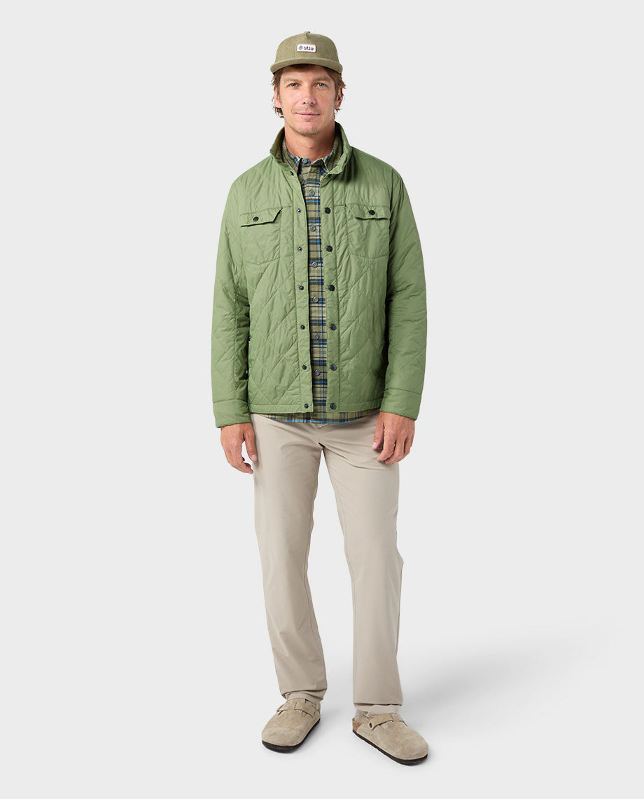 Chemise boutonnée isolée pour hommes