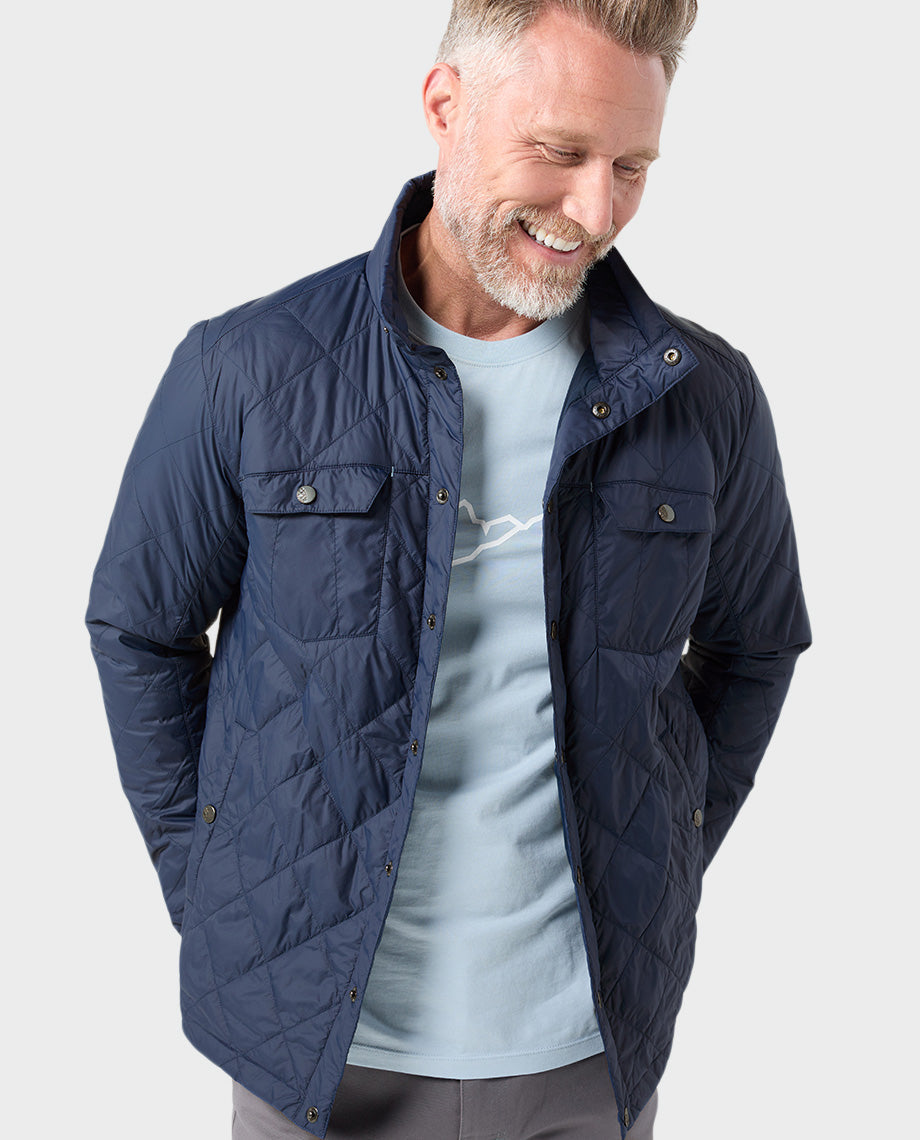 Chemise boutonnée isolée pour hommes