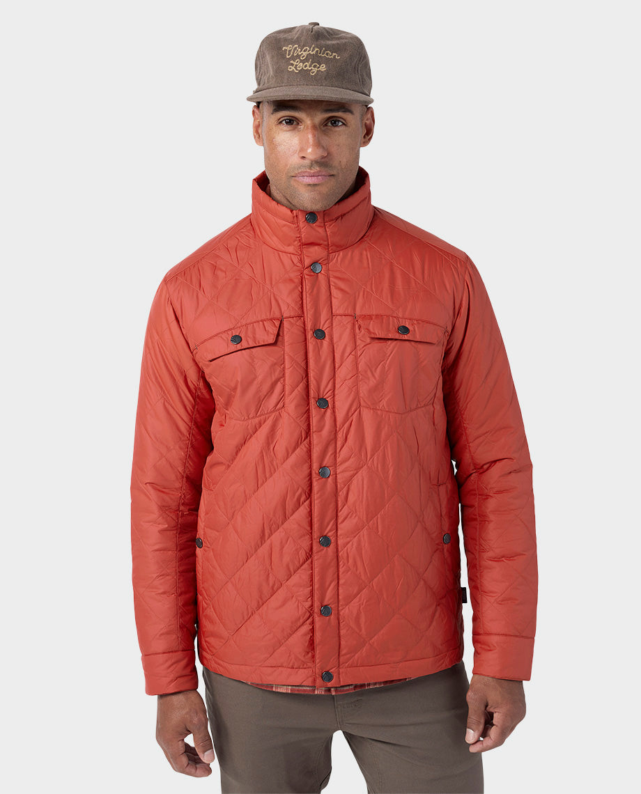 Chemise boutonnée isolée pour hommes