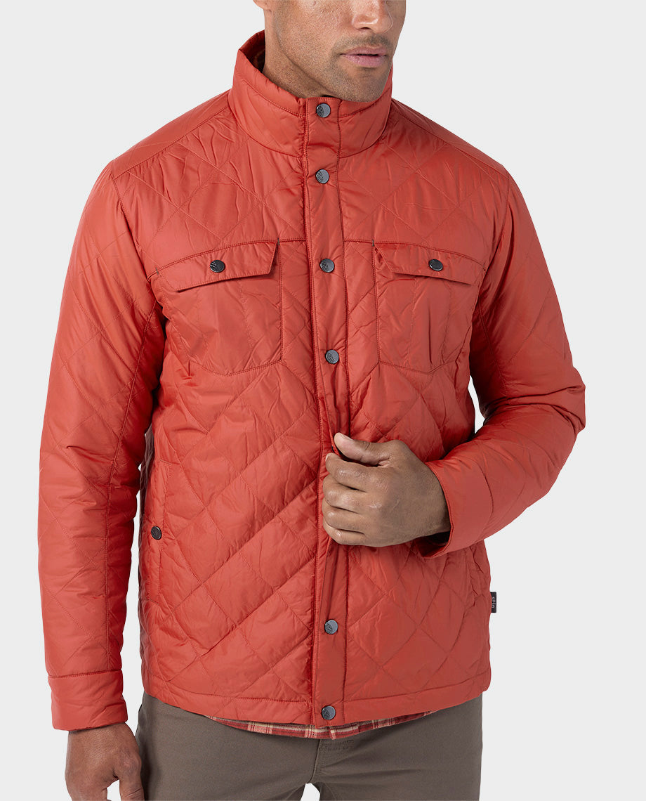 Chemise boutonnée isolée pour hommes