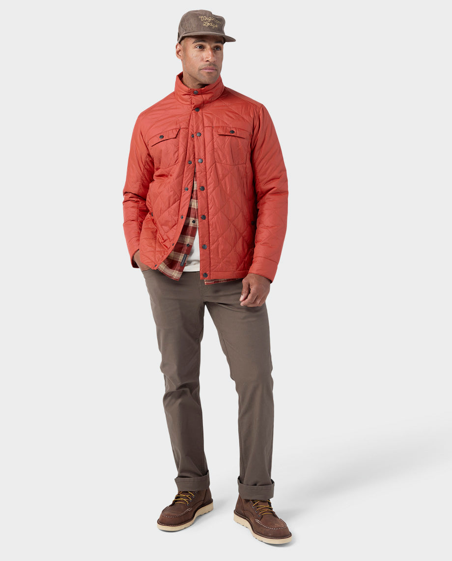 Chemise boutonnée isolée pour hommes