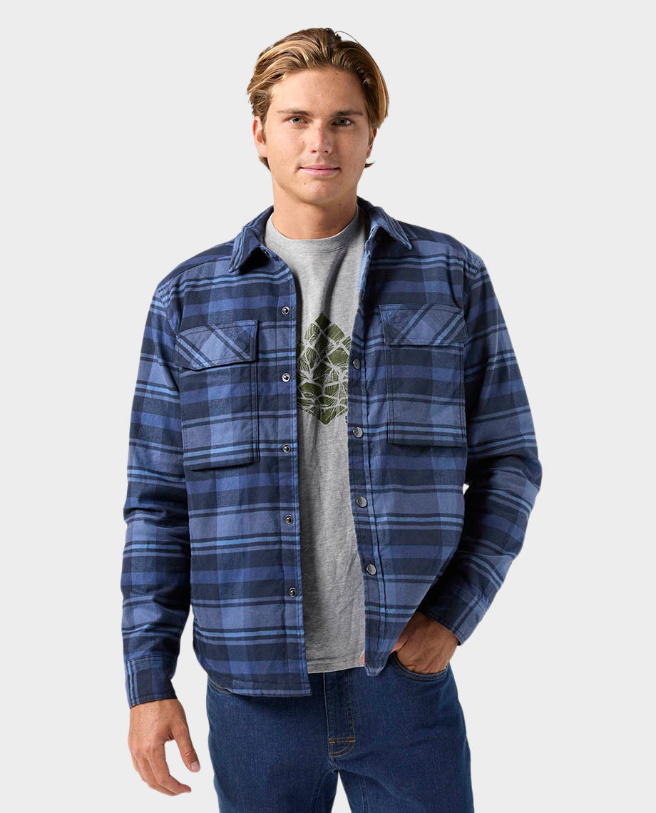 Chemise boutonnée isolée pour hommes