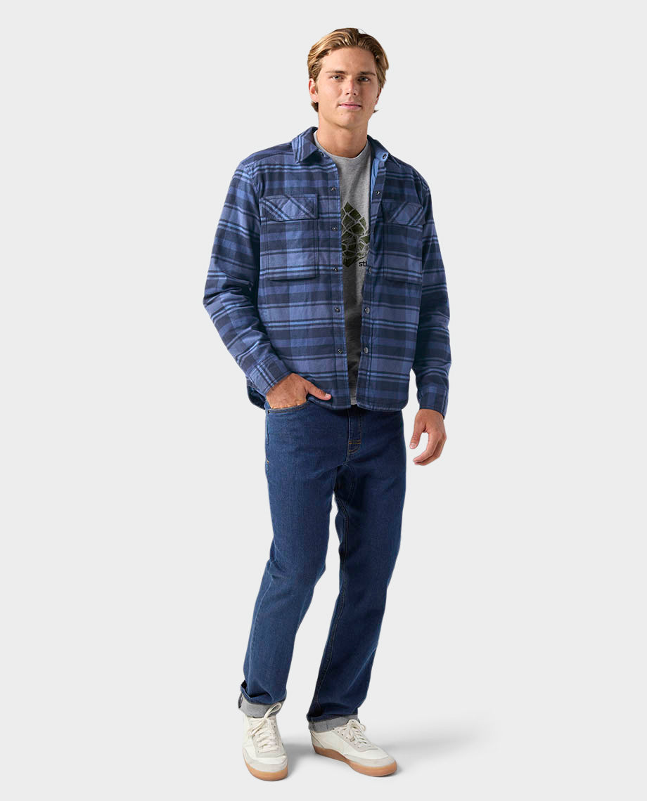 Chemise boutonnée isolée pour hommes