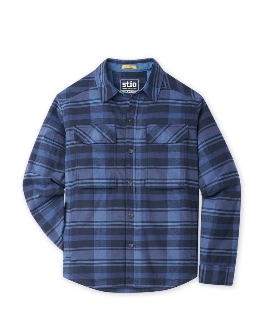 Chemise boutonnée isolée pour hommes