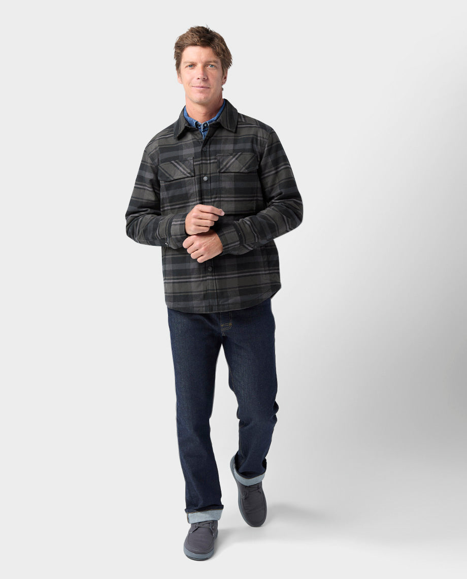 Chemise boutonnée isolée pour hommes