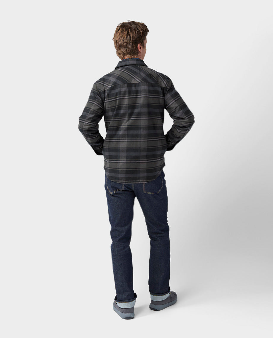 Chemise boutonnée isolée pour hommes