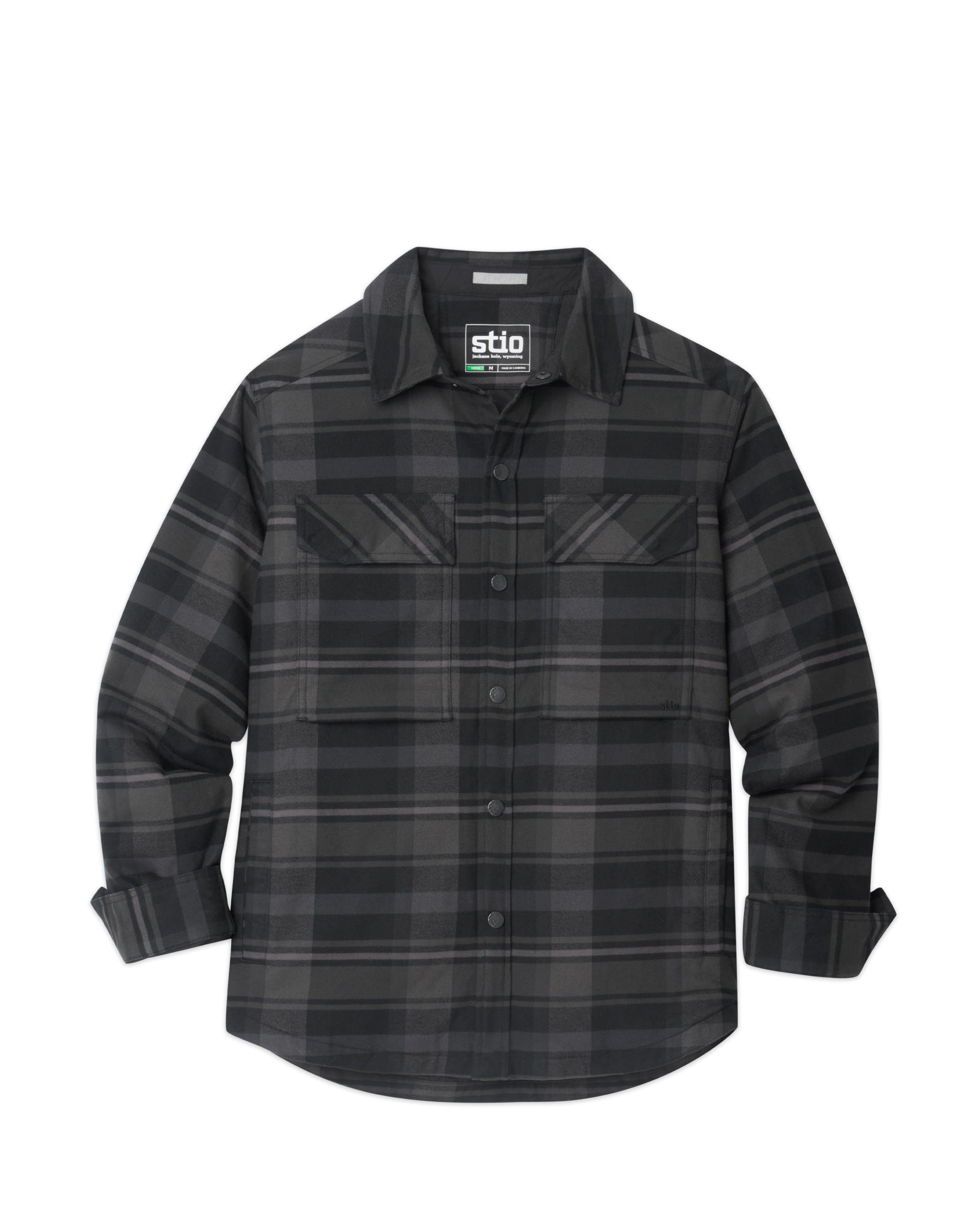Chemise boutonnée isolée pour hommes