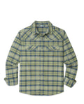 Chemise de flanelle mi-épaisse pour homme