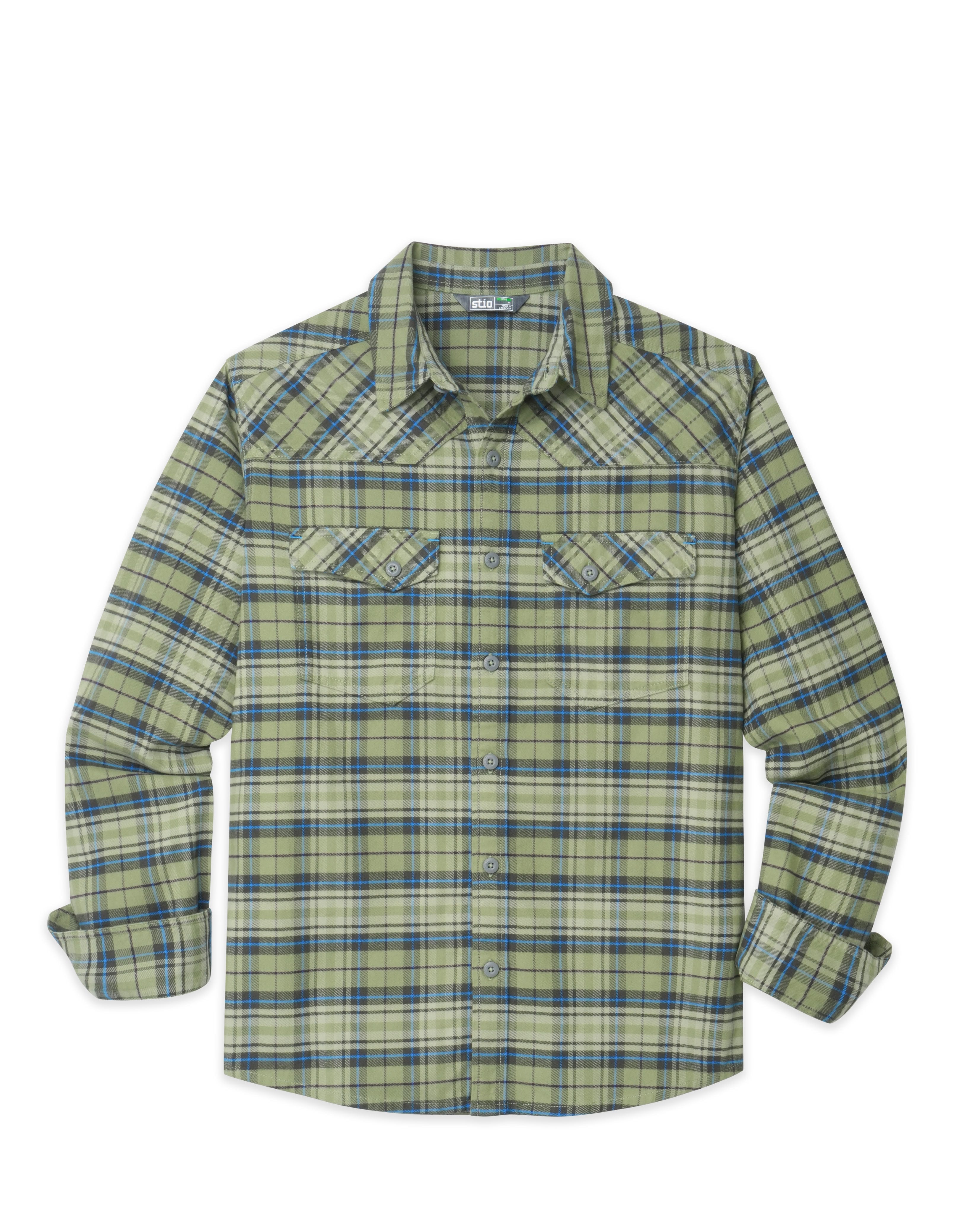 Chemise de flanelle mi-épaisse pour homme