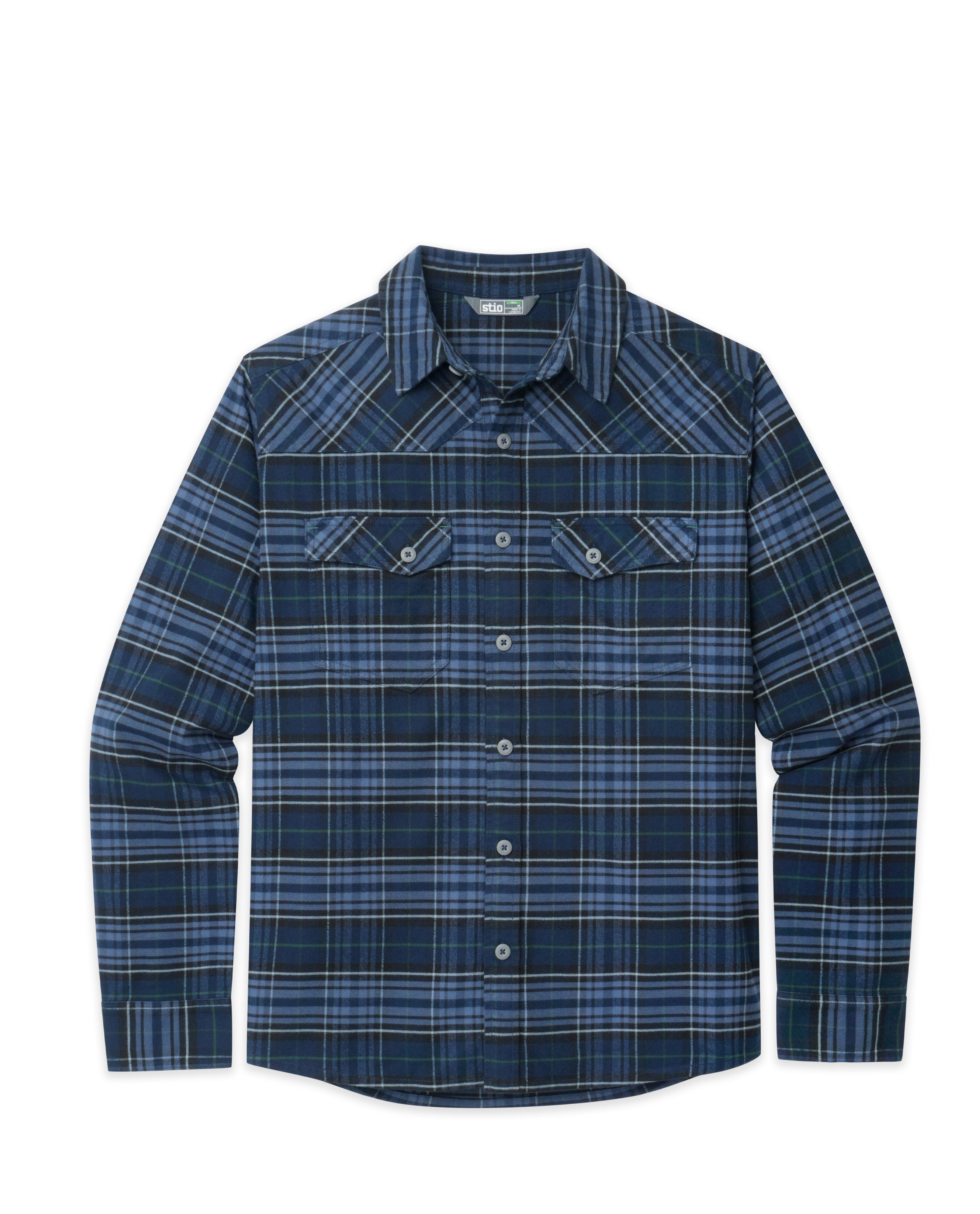 Chemise de flanelle mi-épaisse pour homme