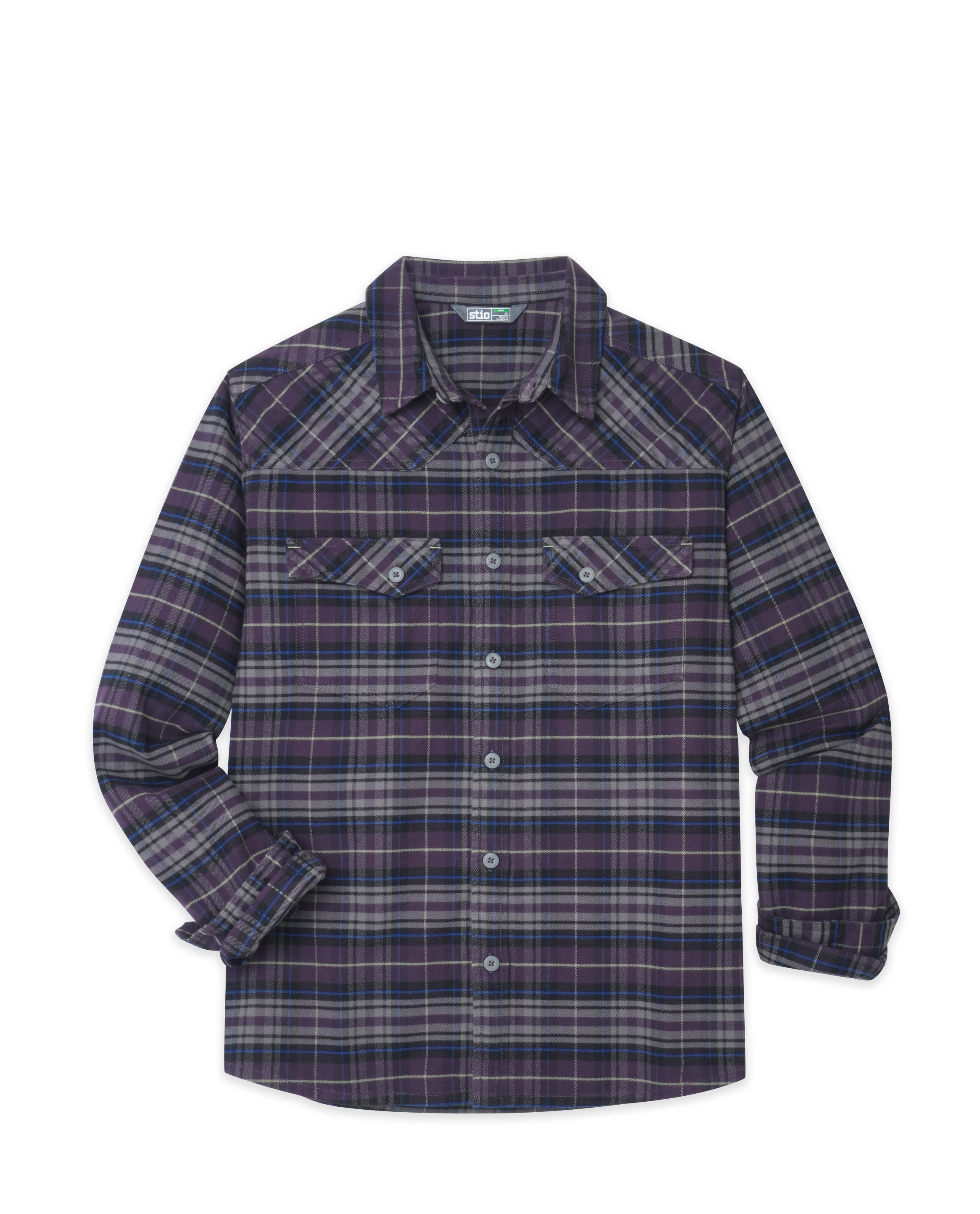 Chemise de flanelle mi-épaisse pour homme