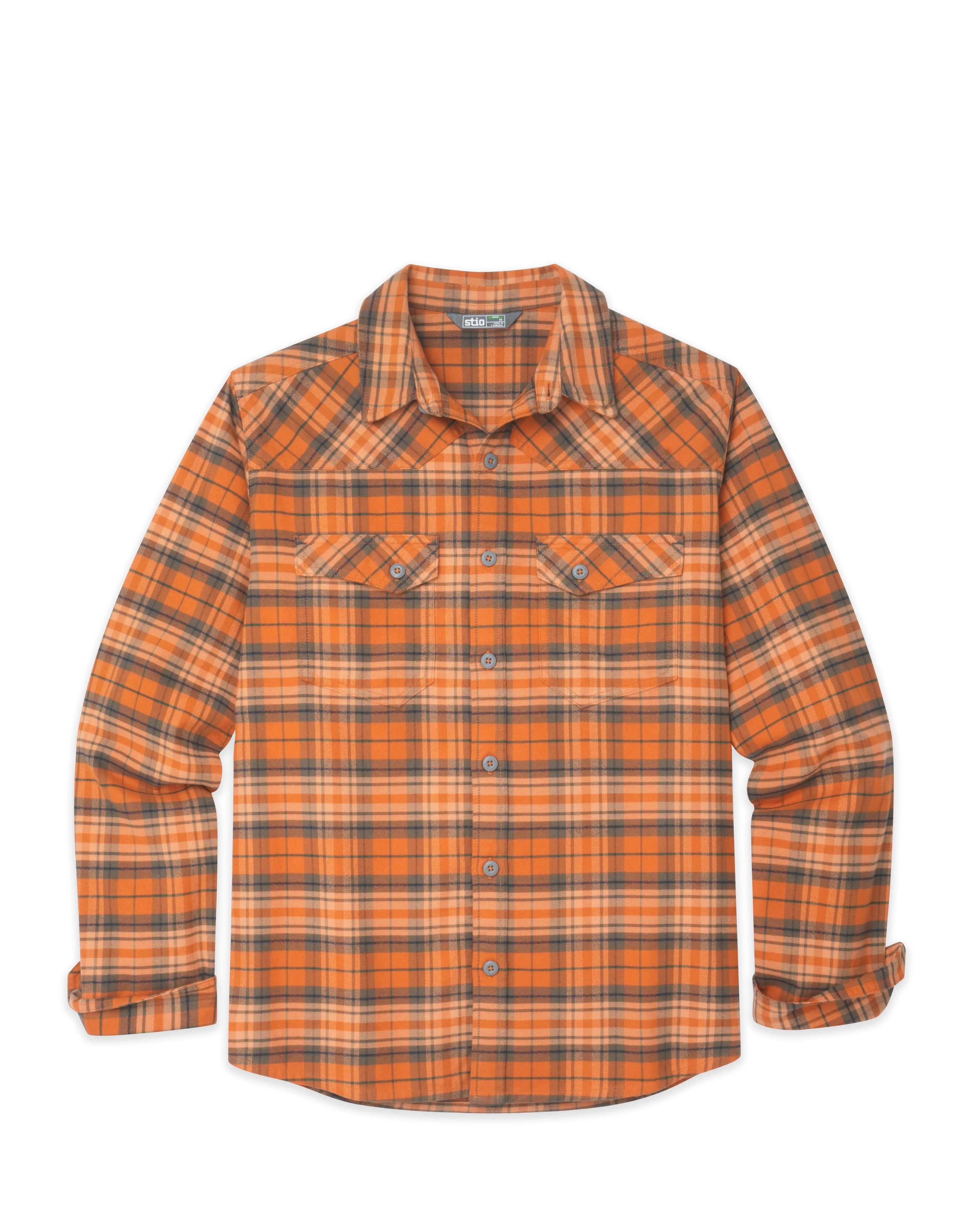 Chemise de flanelle mi-épaisse pour homme