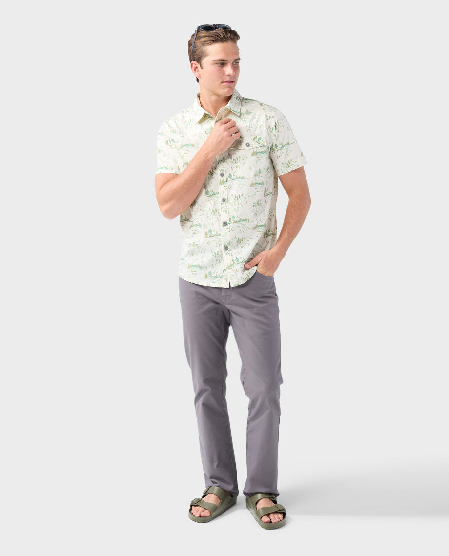 Chemise camp homme MC