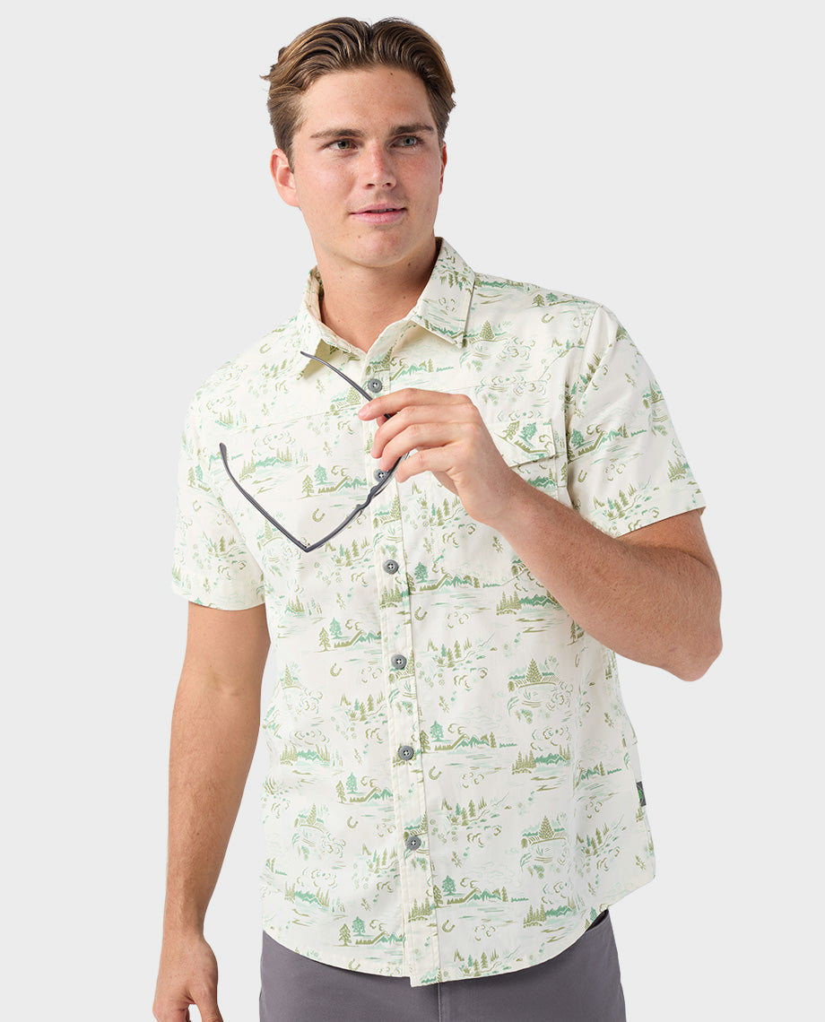 Chemise camp homme MC