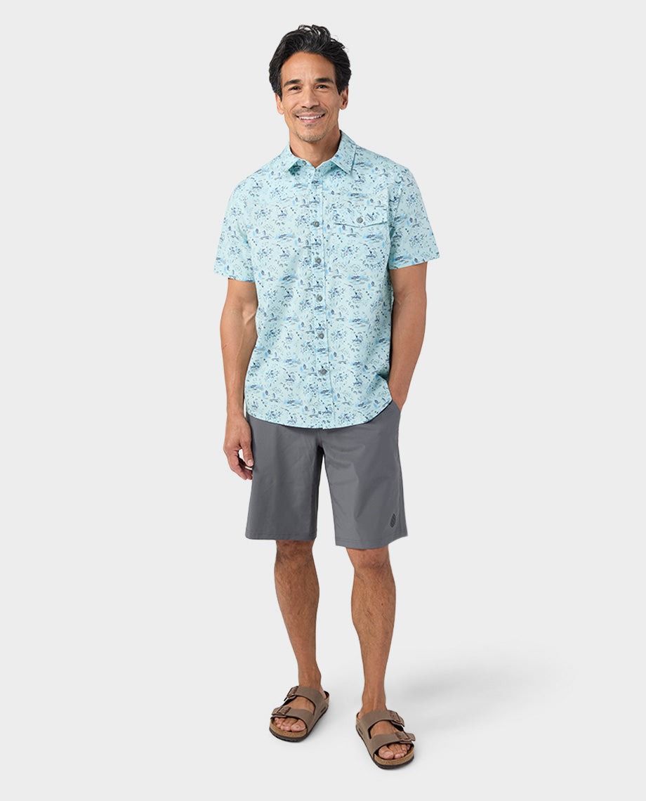 Chemise camp homme MC