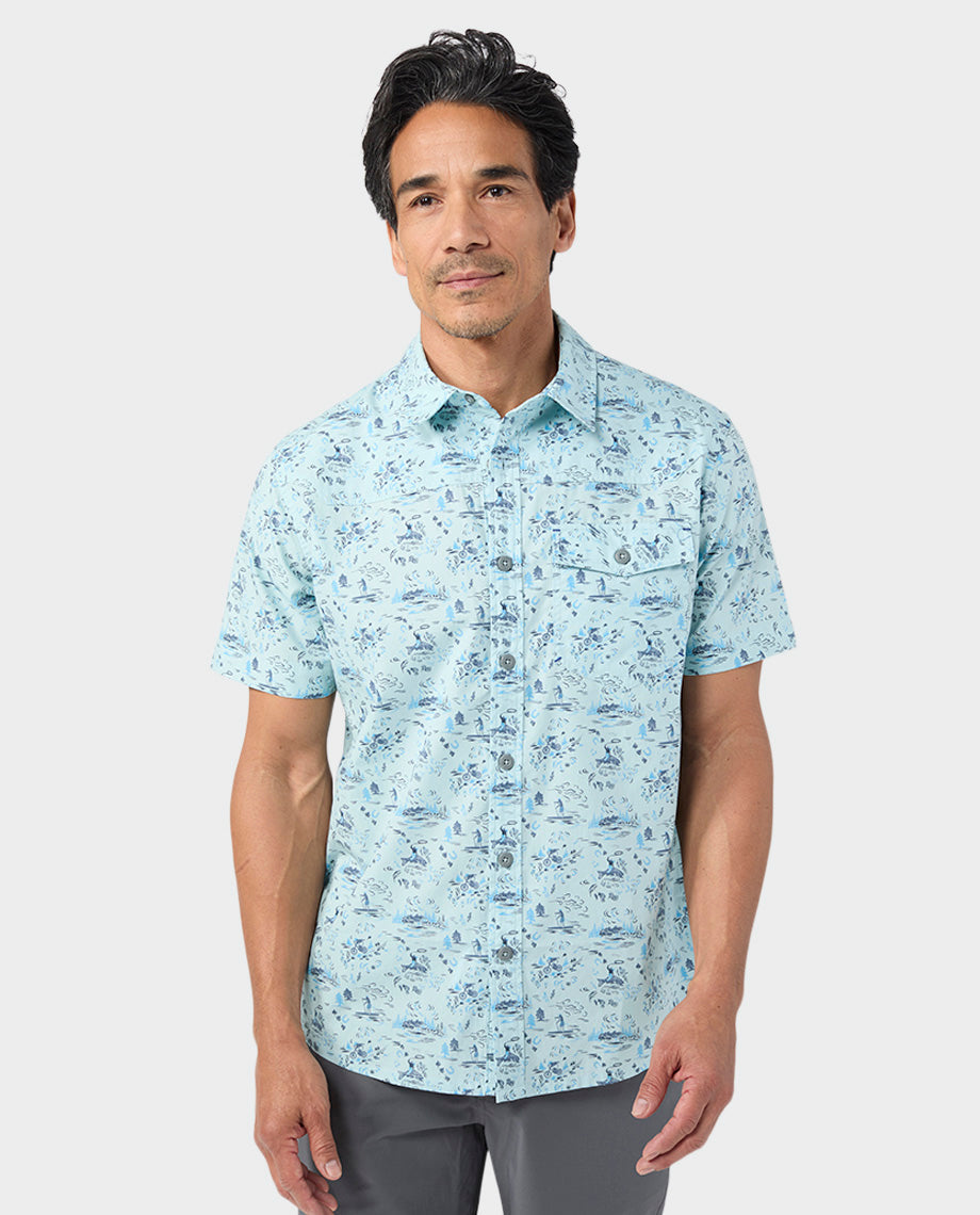 Chemise camp homme MC