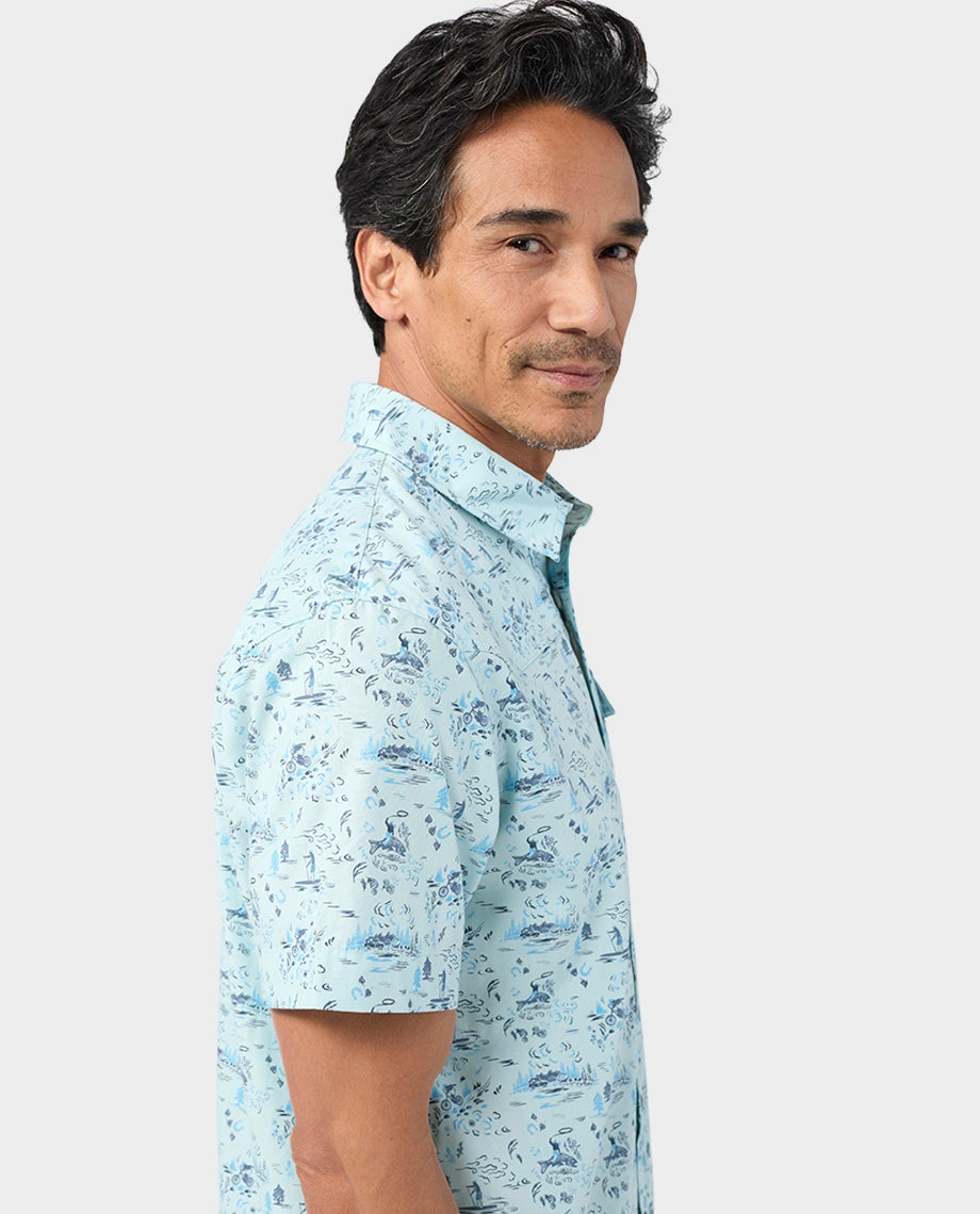 Chemise camp homme MC