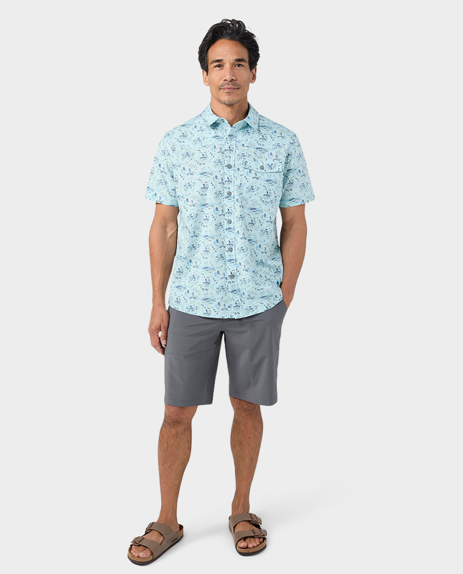 Chemise camp homme MC