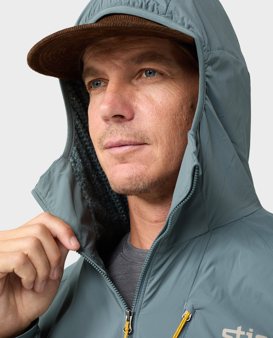 Blouson à capuche isolé pour homme