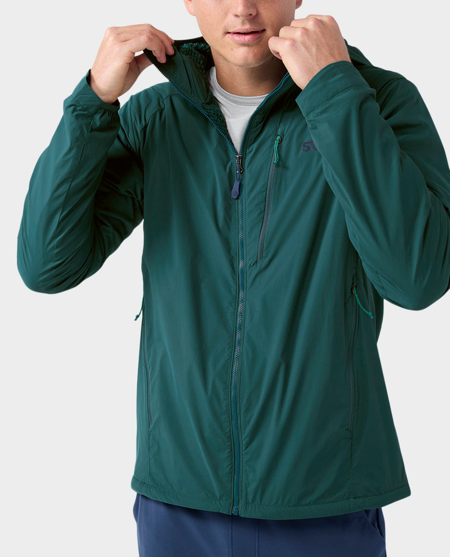 Blouson à capuche isolé pour homme