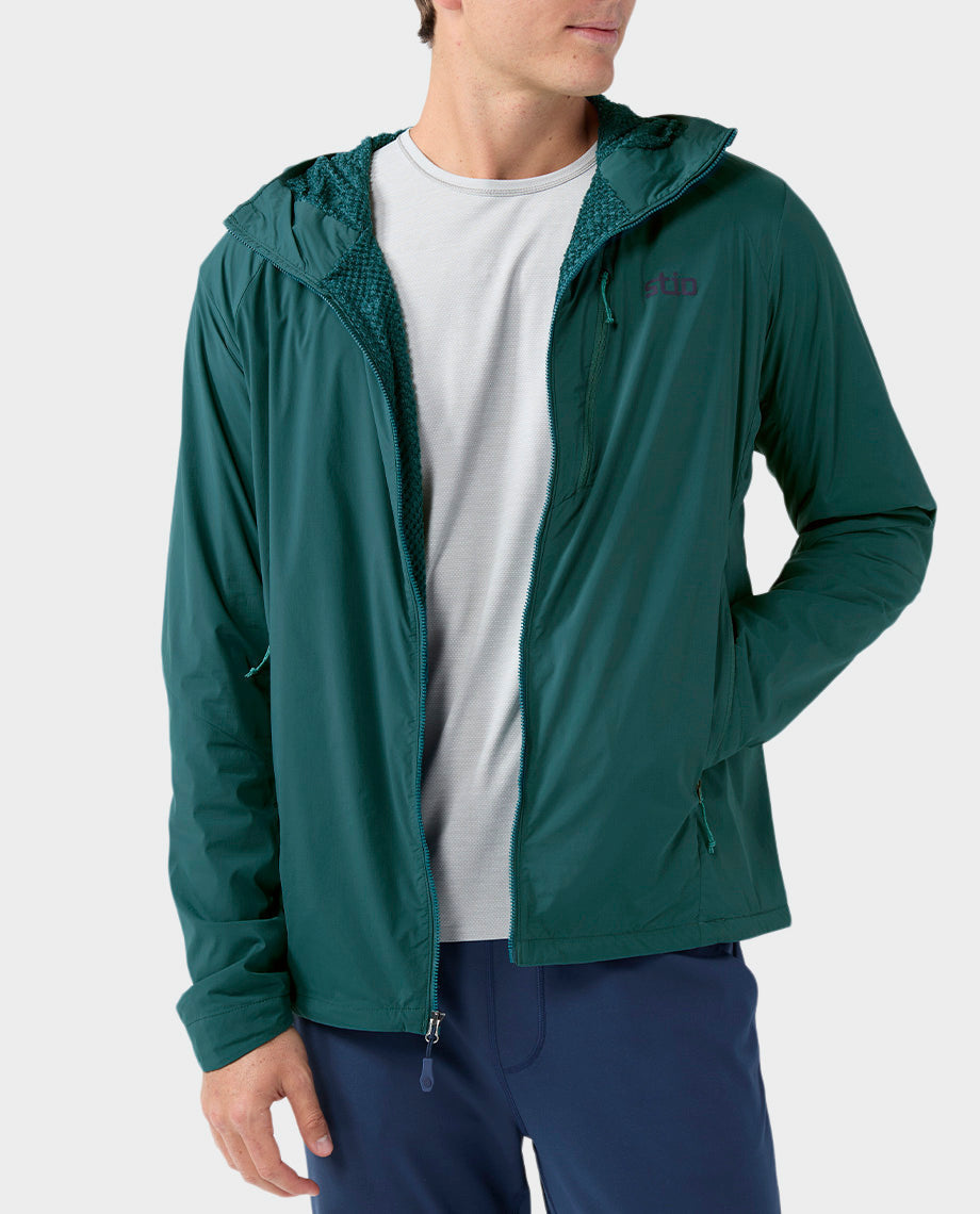 Blouson à capuche isolé pour homme