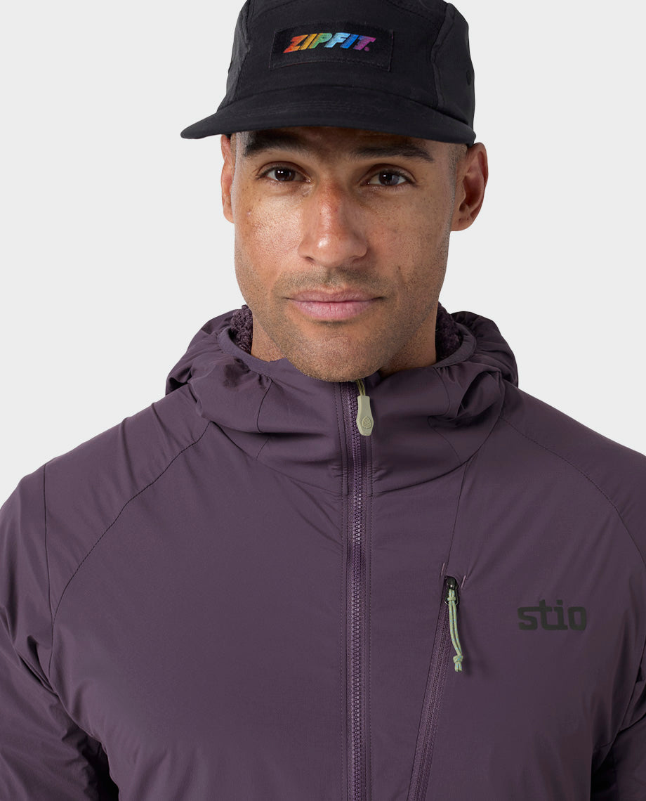 Blouson à capuche isolé pour homme