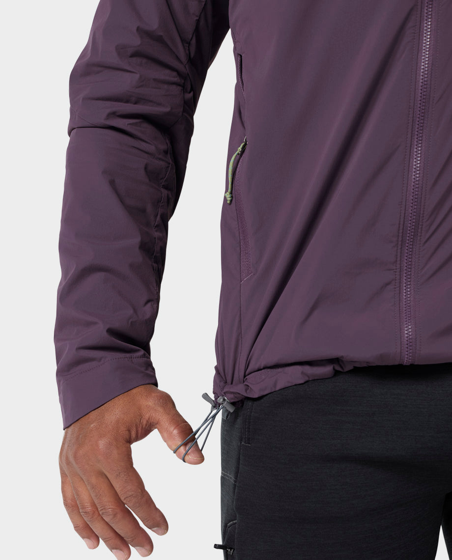 Blouson à capuche isolé pour homme