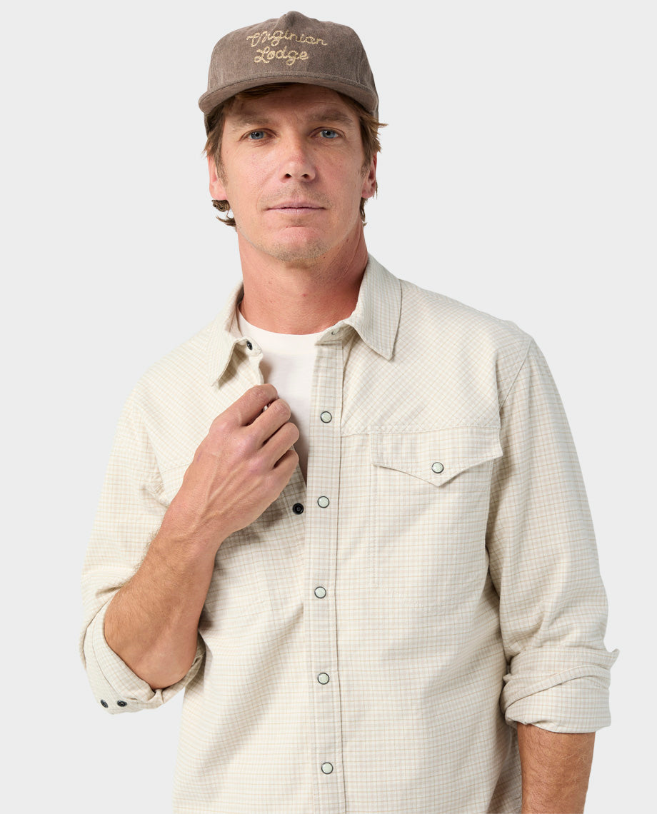 Chemise en flanelle de poids moyen pour homme