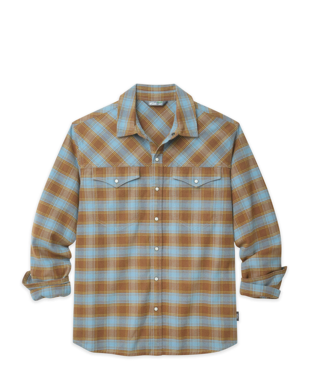 Chemise en flanelle de poids moyen pour homme
