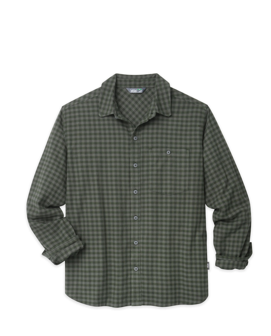 Chemise légère en flanelle extensible pour homme