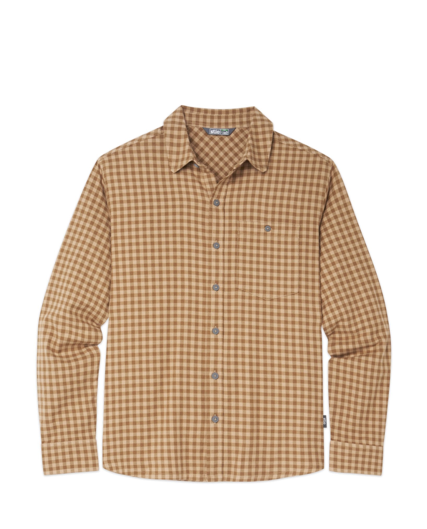 Chemise légère en flanelle extensible pour homme