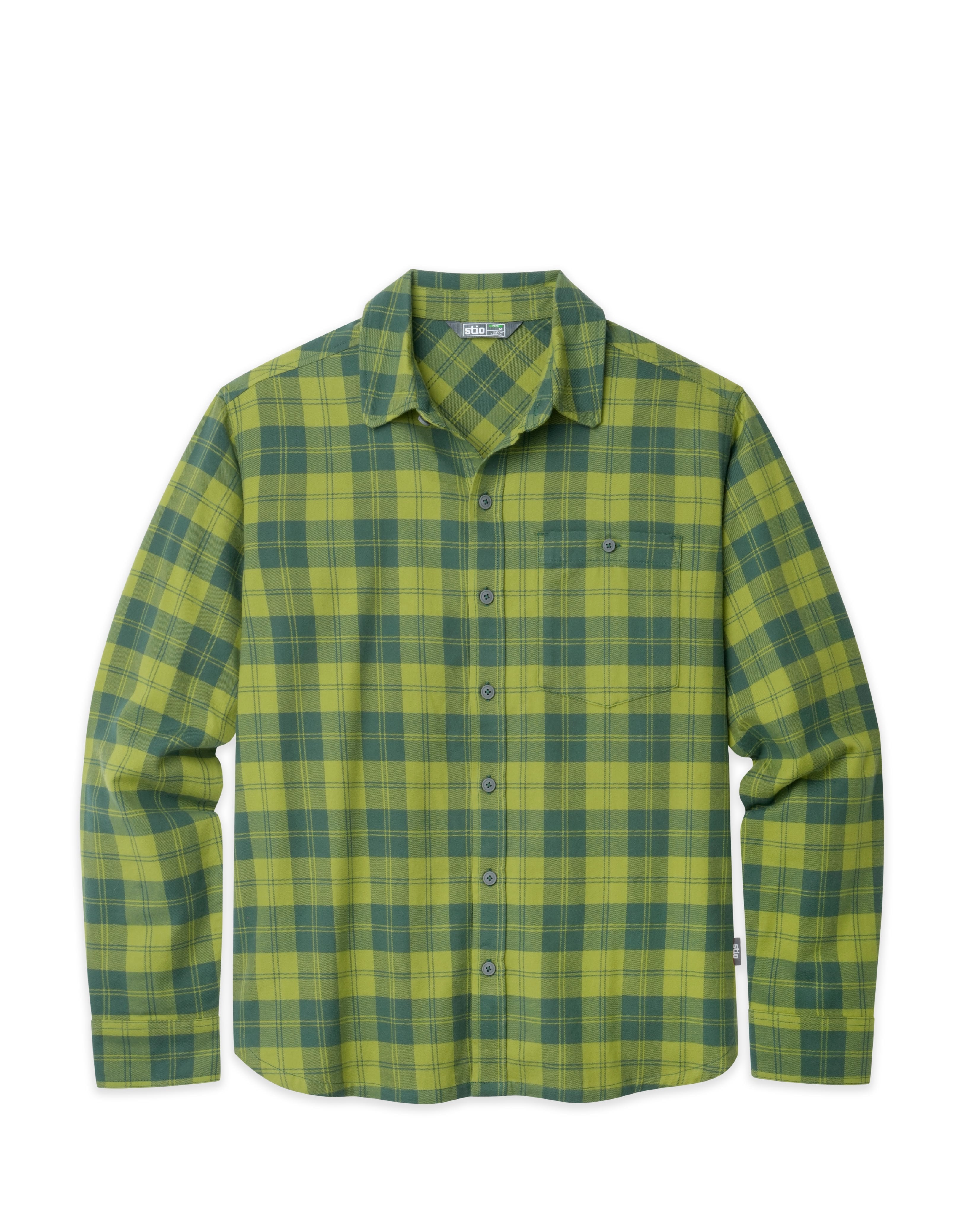 Chemise légère en flanelle extensible pour homme