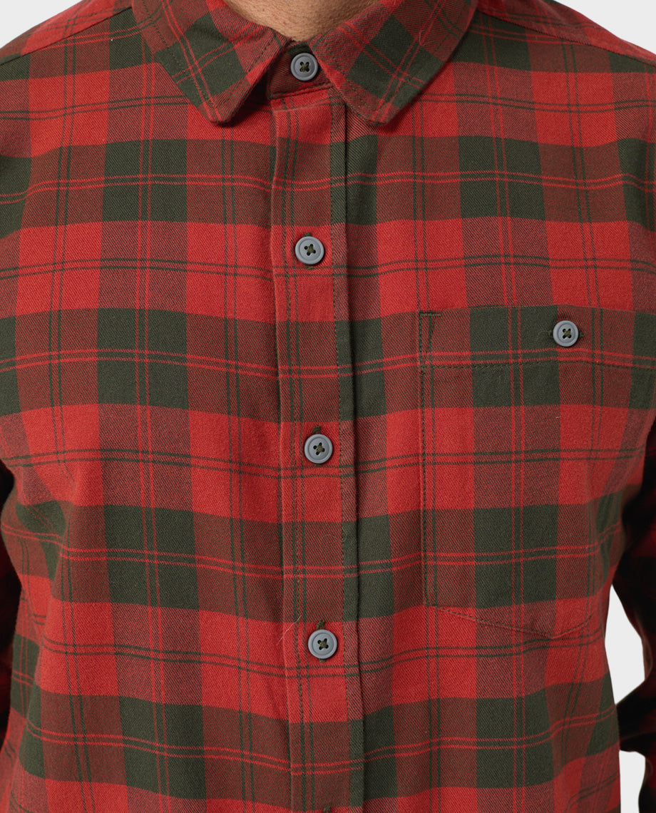 Chemise légère en flanelle extensible pour homme