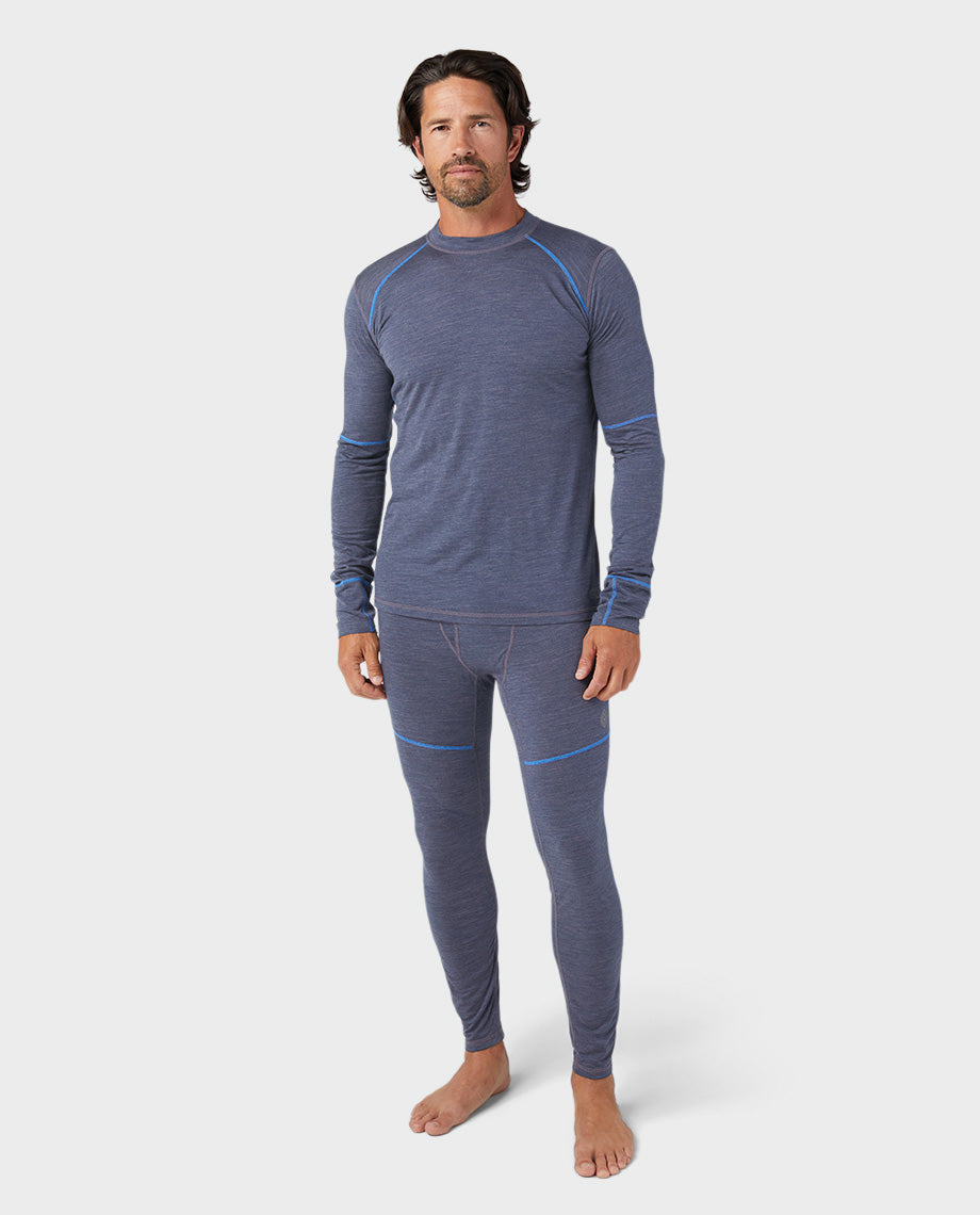 T-shirt de quart à manches longues léger pour hommes