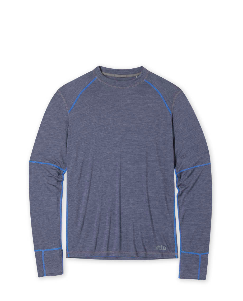 T-shirt de quart à manches longues léger pour hommes