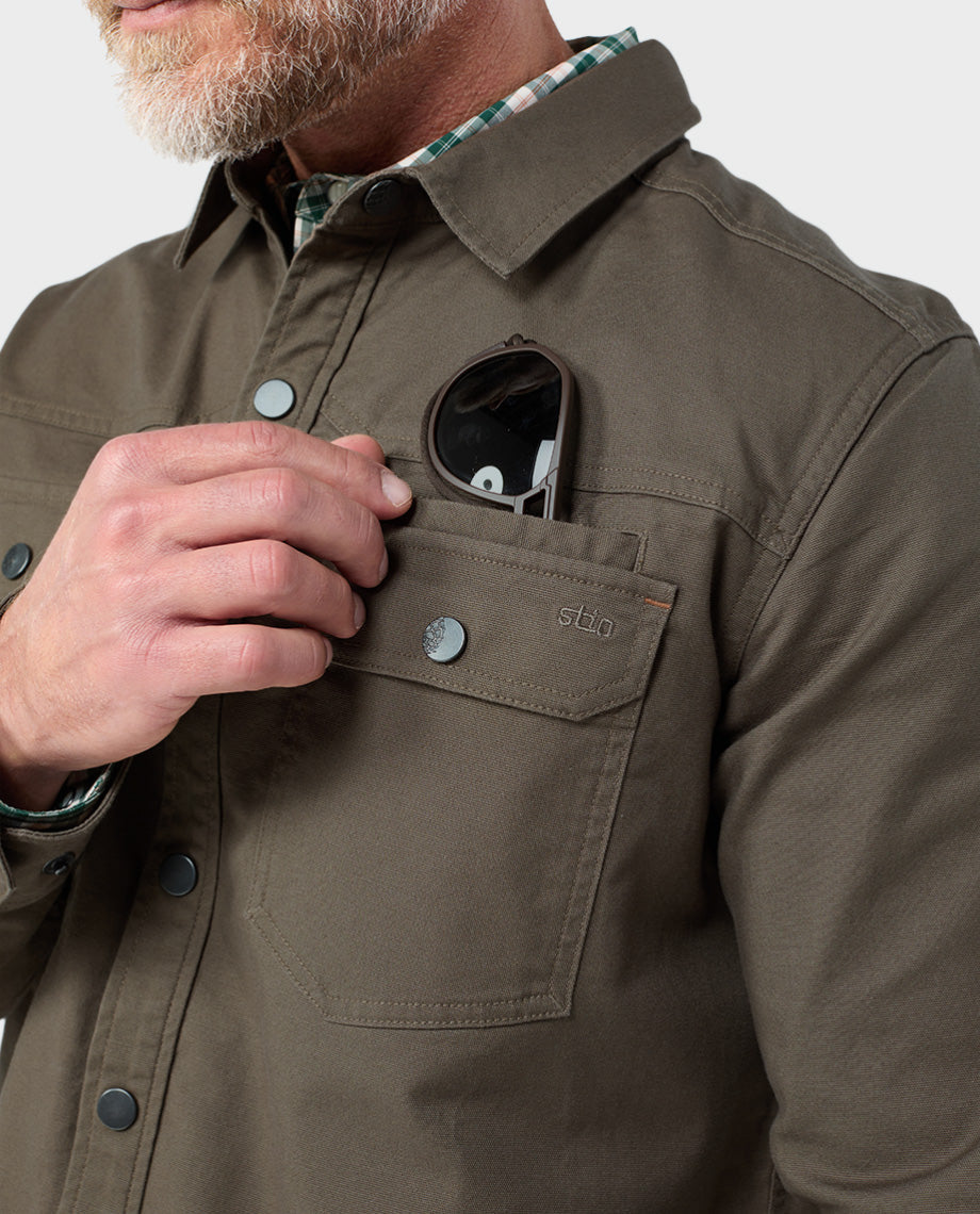 Chemise en toile pour homme