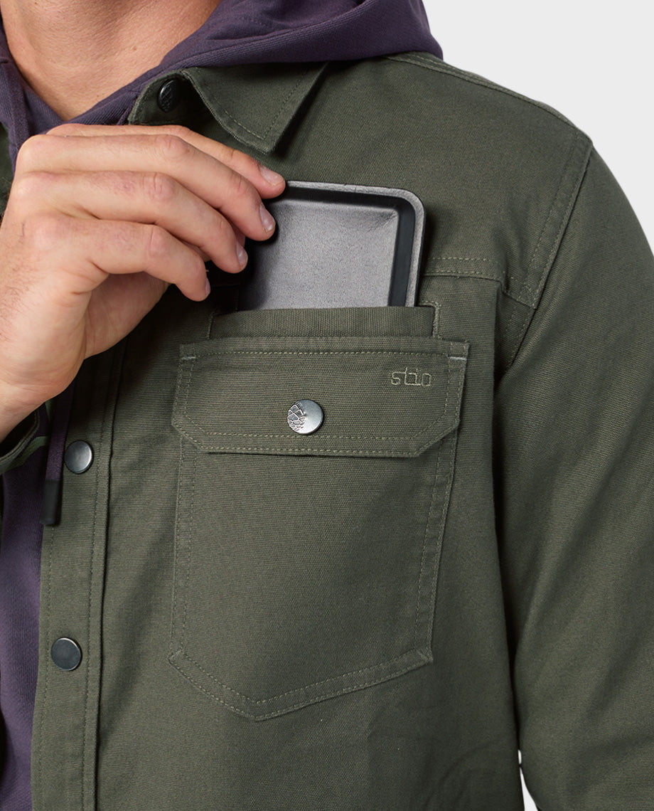 Chemise en toile pour homme