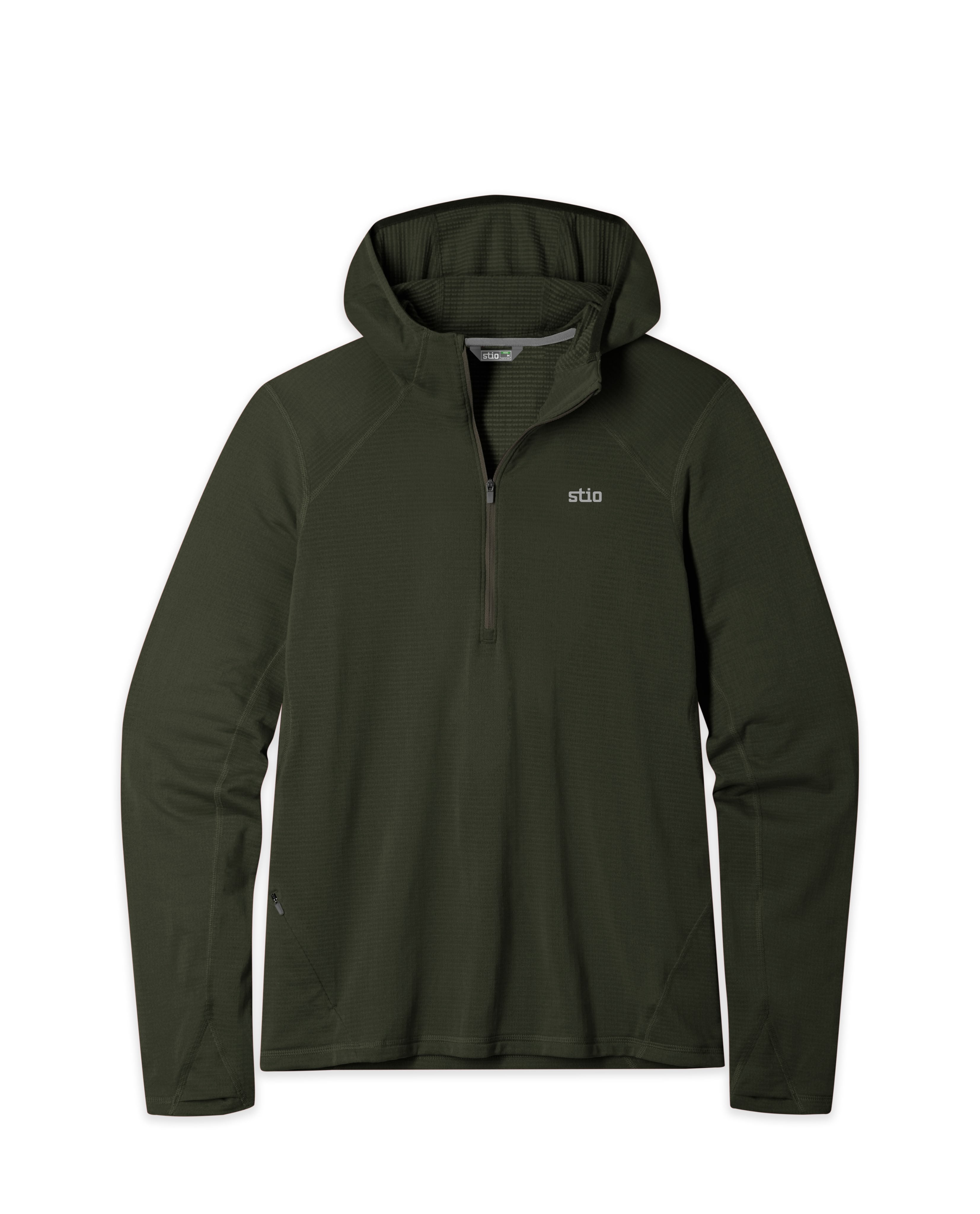 Haut à capuche demi-zippé Power Grid pour homme