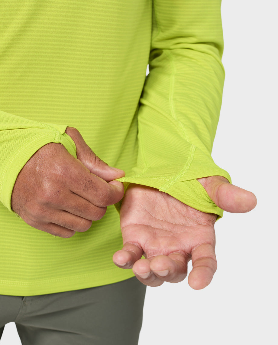 Haut à capuche demi-zippé Power Grid pour homme
