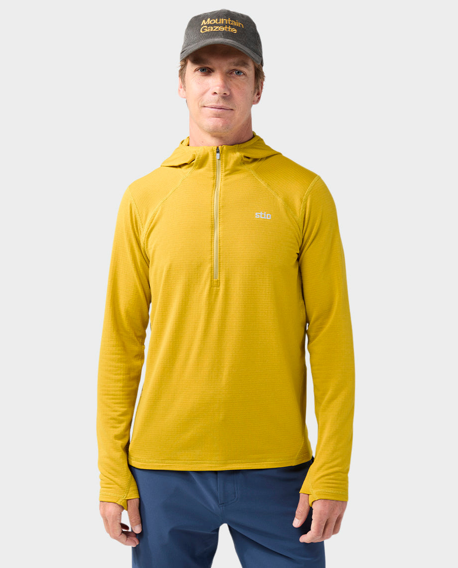 Haut à capuche demi-zippé Power Grid pour homme