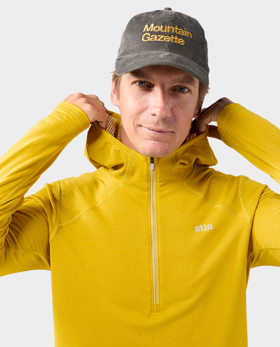 Haut à capuche demi-zippé Power Grid pour homme