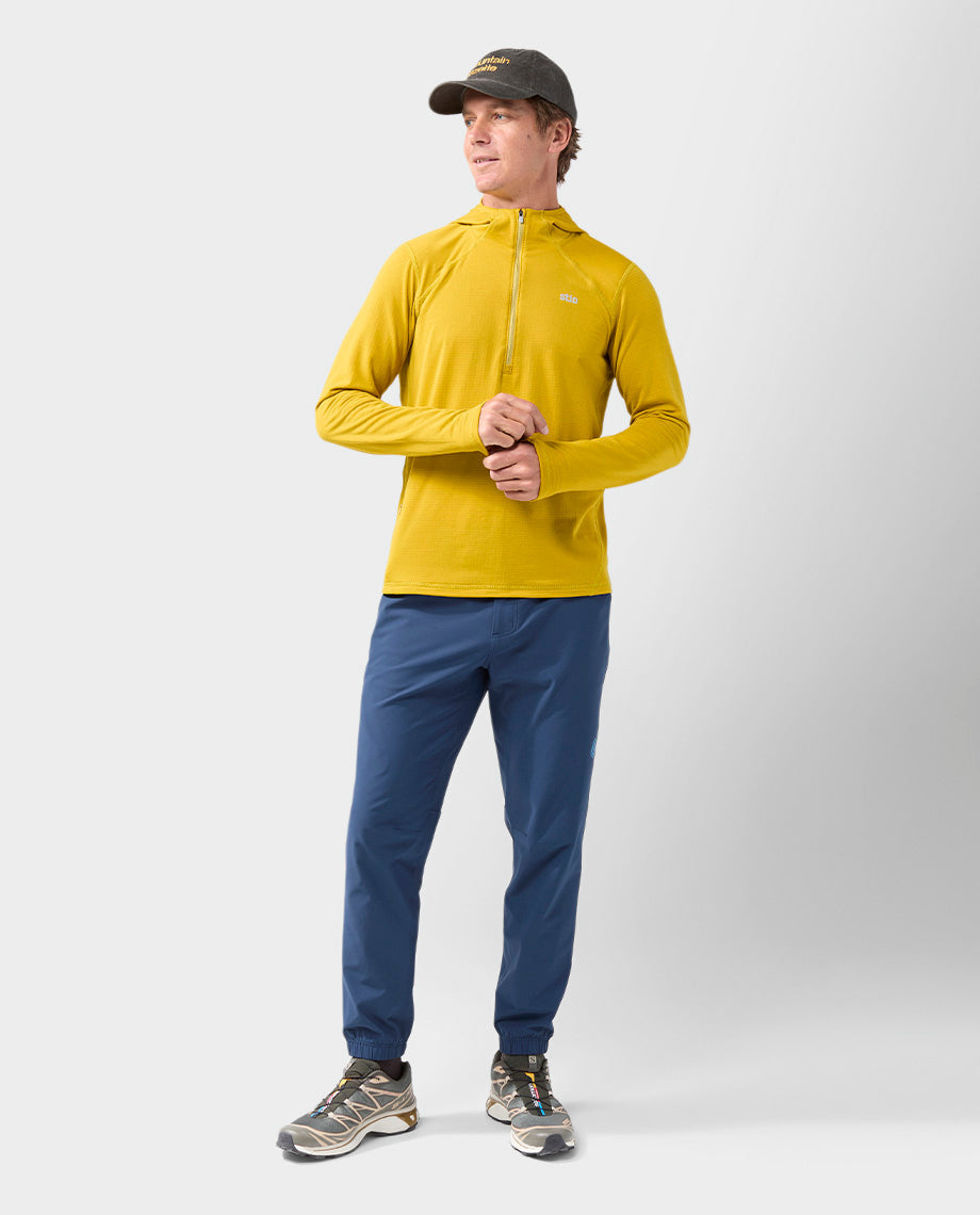 Haut à capuche demi-zippé Power Grid pour homme