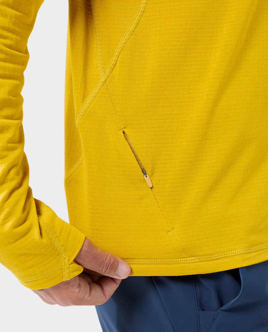 Haut à capuche demi-zippé Power Grid pour homme