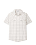 Chemise technique à manches courtes en seersucker pour homme